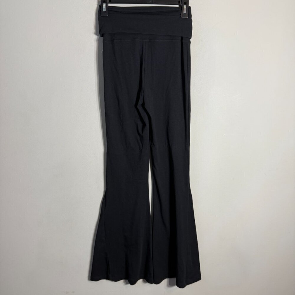Offline by Aerie OG Foldover Super Flare Leggings Womens Small Black Active NWOT - Picture 7 of 12